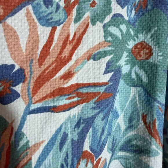 Faherty Bay Twist Organic Cotton Dress in Paradise Blossom Floral, Medium - Picture 7 of 12